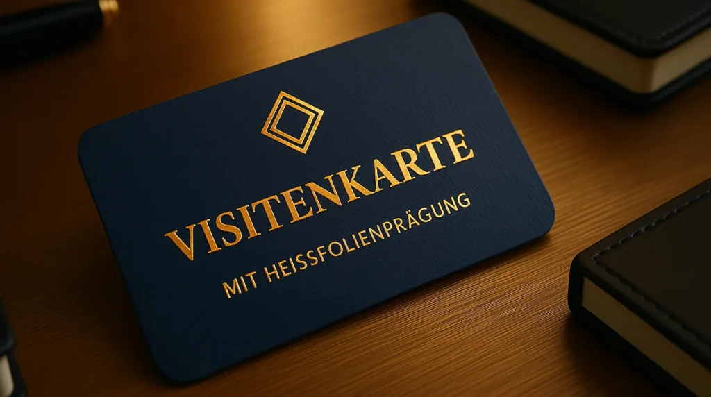 Heissfoliengepraegte Visitenkarten – hochwertig & edel bedruckt Vorschau