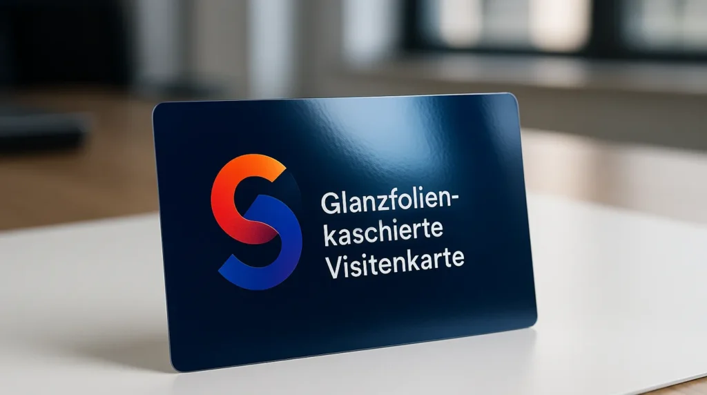 Folienkaschierte Visitenkarten mit Glanzfolie – hochwertig & edel bedruckt Vorschau