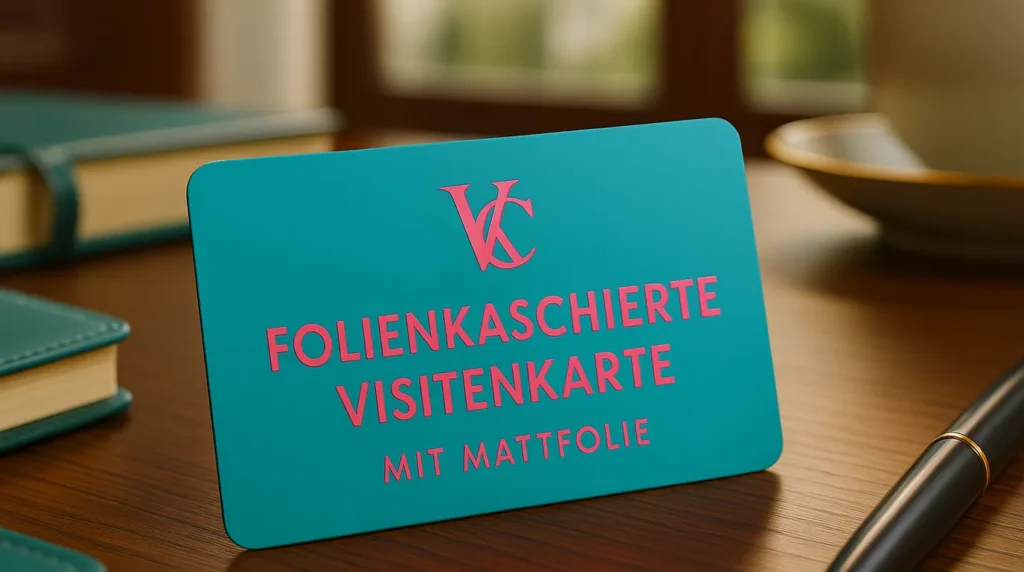 Folienkaschierte Visitenkarten mit Mattfolie – hochwertig & edel bedruckt Vorschau